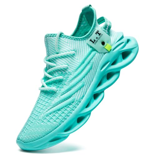 Image of DLWKIPV Men Running Shoes Men's Tennis Shoes Lightweight Breathable Fashion Sneakers Non Slip Workout Gym Shoes for Running