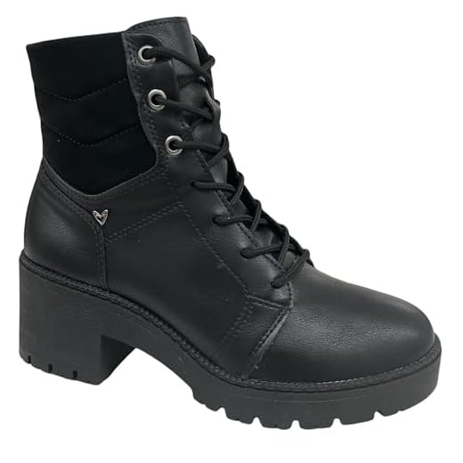 Bota Coturno Feminino Mississipi Militar Salto Bloco Tratorada (Preto, BR, Adulto, Numérico, 38)