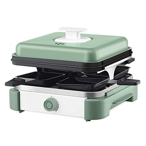Tischgrill, elektrischer Innengrill Koreanischer Grill, abnehmbare 2-in-1-Antihaft-Grillplatte, 850 W schnelle Heizung mit 4 Käseschmelzpfannen,