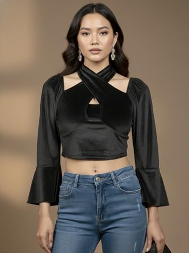 Image of ADDYVERO Women High-Rise Wide Leg Denim Jeans