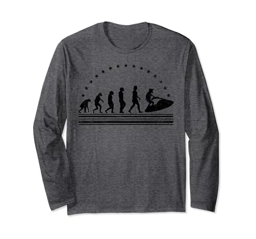 Regali di evoluzione retrò per il tuo hobby evoluzione del jet ski retrò per i tuoi uomini, marito, nonno o zio. Ottimo regalo per hobby per partner, amici e papà per la festa del papà o Natale. Divertente regalo per la festa del papà per gli appassionati di sport acquatici e moto d'acqua.