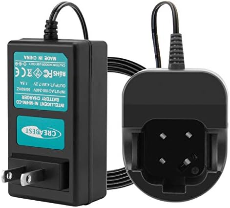 SHENTEC Charger For Dremel 4.8V & 7.2V Ni-MH/Ni-Cd Batteries - Replacement Power Tool Charger