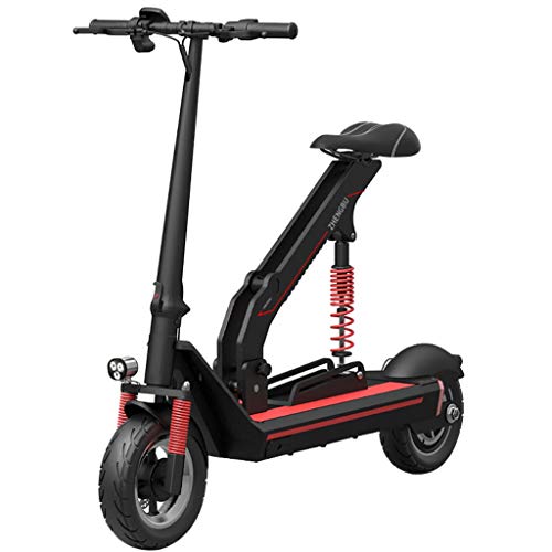 Scooter Eléctrico Doble, Freno De Disco Doble EBS, Sistema De Absorción De Impactos, Medidor Inteligente, Neumático De Vacío De 10 Pulgadas, Motor Sin Escobillas 350W, Ángulo De Escalada 30 ° For Adul