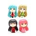 4 pcs (1 set) Cute Cartoon Girls Toys Figurines Playset, Mini Cute Toy Garden Cake Plant Decoration