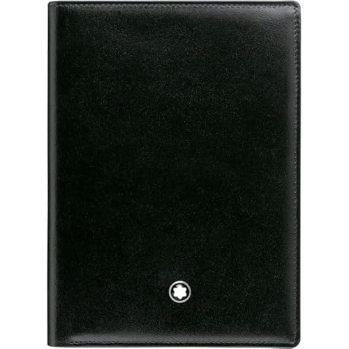 Montblanc 7cc Brieftasche mit Ausweisfach aus Leder in der Farbe Schwarz, Maße: 12cm x 9cm x 1cm, 130074