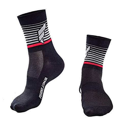 Meia Ciclismo Bike FKS em Nylon Cor:Cinza;Tamanho:G