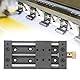 Lineartisch-Aktuator 75mm Manueller Schiebetisch Aluminiumlegierung Hochpräzise Linearführung mit Basis
