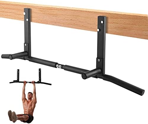 Fitarc Joist Mount Pull Up Bar, Chin Up Bar Ceiling Mount, Heavy Duty, Workout for Home Gym, 42 in Wide