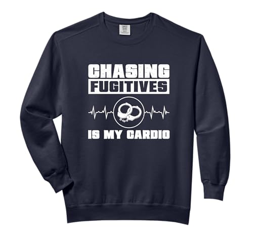 Bail Enforcement Agent Chasing Fugitives Bounty Hunting Comfort Colors Adult Sweatshirt