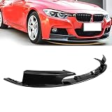 DIBON AUTO 2 PCS Front Bumper Lip Splitter Spoiler for 2012-2018 BMW 3 Series F30 F31 M Sport Glossy Black Air Dam Spoiler Lower Chin Front Splitter Body Kit