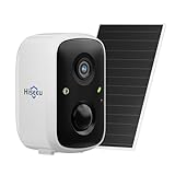 Hiseeu Security Cameras Wireless Outdoor, WiFi Pro 5G/2.4G Cameras for Home Security, Solar Powered, Motion Detection, 2-Way Talk, Color Night Vision, Compatible with Alexa, 64G SD Card Storage