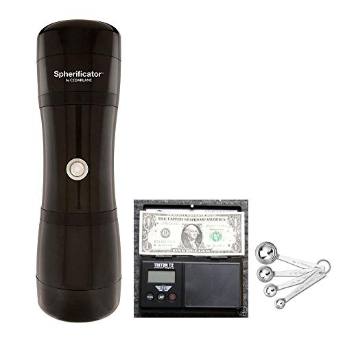 Cedarlane Spherificator Edible Food PearlCaviar Former for Modernist Cooking Techniques Bundle with Digital Scale and Measuring Spoons 3 Items