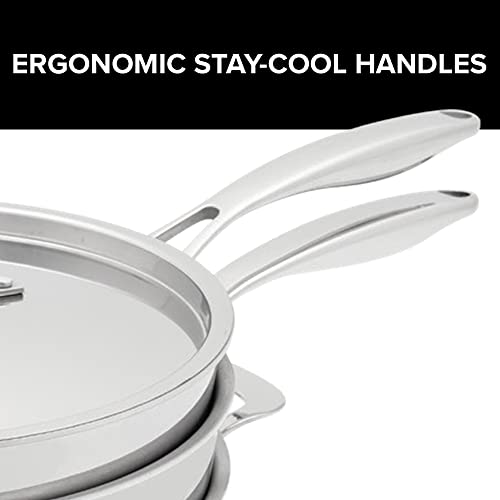Nuwave Premium Tri-Ply Stainless Steel Cookware Set with Nesting Design - image 5