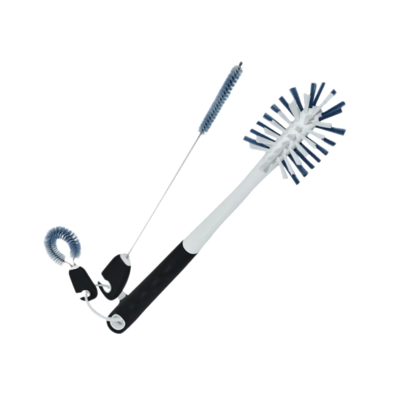 GLEAVI 3-teiliges Reinigungsset Für Babyflaschen 3-in-1 Bürstenset Ständer Für Flaschen Reagenzgläser Fliesen Strohhalme Und Reinigungsbedarf
