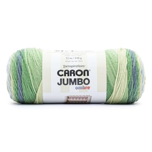 Image of Caron Jumbo Print Ombre Yarn-Lake Mist 296619-19013