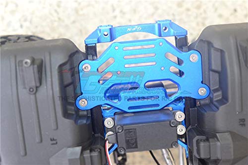 GPM Alu-Stabilisierungsplatte Für Traxxas TRX-4 Bronco/Blazer/G500 – 1-teilig, Grau/silber