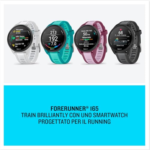 Sportwatch Garmin Forerunner 165 Music, Nero/Ardesia - 7