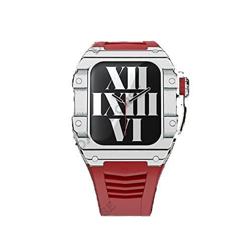 Bracelet léger pour iWatch 7 8 45 mm et kit modification carbone