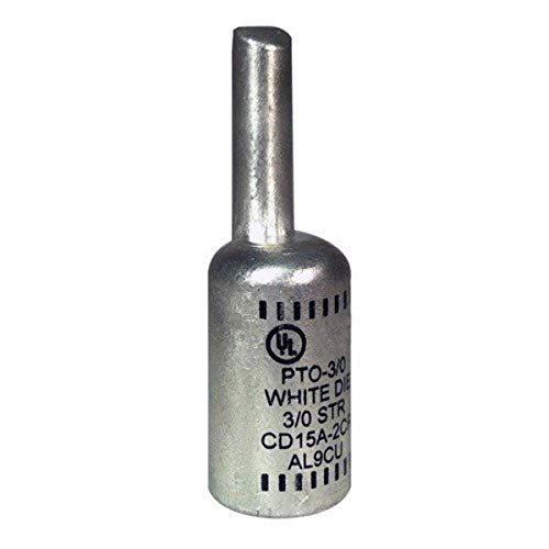 Morris 90992 Morris Products 90992 Offset Solid Pin Terminal Connector, Compression Connector Type, 500 MCM To 350 MCM Wire Range
