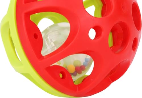 Toyland® 10,5 cm Bendy n Roll Ball - Schütteln, Rasseln & Rollen - Sensorischer Ball - Babyspielzeug - 6 m +