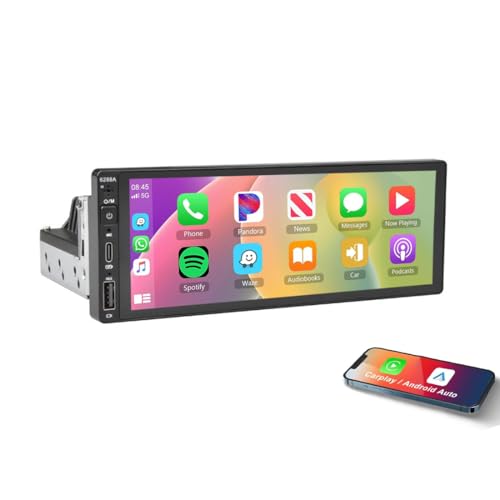 Radio para auto con pantalla táctil 6.9" Bluetooth CarPlay