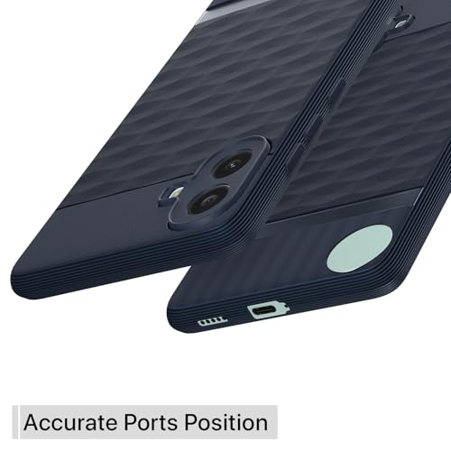Image of Outlouders Bumper Case for CMF by Nothing Phone 1 5G | Full Camera Protection | TPU Soft Flexible Shockproof Back Cover (Blue)