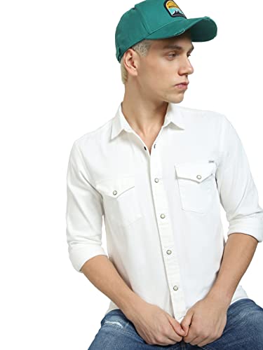 Image of Jack & Jones Men's Slim Fit Casual Cotton Shirt
