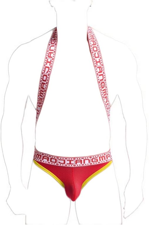 Men's Mesh Jockstrap Leotard Underwear Jumpsuits Wrestling Singlet Bodysuit Costume Cosplay Outfits Sexy