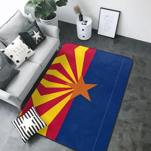 Tapis de sol en flanelle Arizona anti-tache grand format pour salon