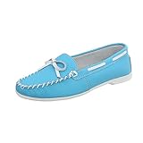 nike damenschuhe hellblau  Ital Design Mokassins Damen-Schuhe Moderne Halbschuhe Hellblau, Gr 36, 8118-