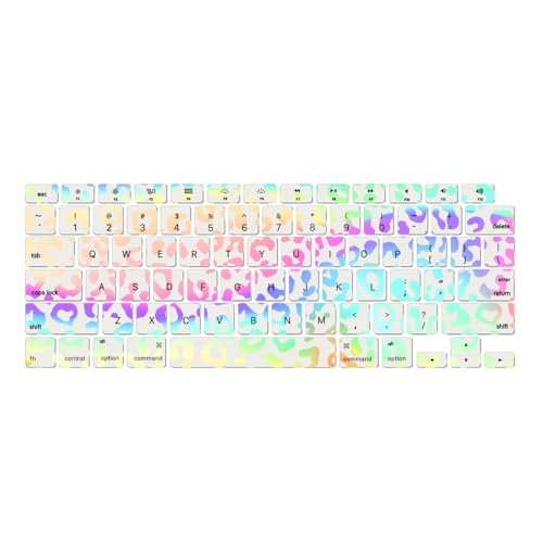 Funda rígida MacBook Air 13 A1932 transparente con cubre teclado 4