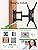 USX MOUNT UL Listed Full Motion TV Mount, Swivel Articulating Tilt TV Wall Mount for 26-65 Inch LED, 4K, Wall Mount Bracket with VESA 400x400mm Up to 77lbs, Perfect Center Design -XMM006-1