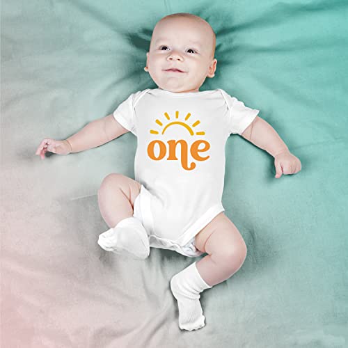 One Sun Shirt, First Trip Around The Sun Birthday Shirt, Space 1st Birthday Onesie one Piece Bodysuit, 1st Birthday Boho Gender Neutral Bday Outfit, Medium3