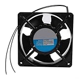 Ventilador térmico para chimeneas y cassettes con factor de forma de 120 x 120 x 38 mm y funcionamiento silencioso constante