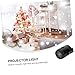 SOLUSTRE 1set Led Snowflake Projector Night Light Christmas Indoor Lighting Tool for Romantic Atmosphere Design for Home Decoration and Us