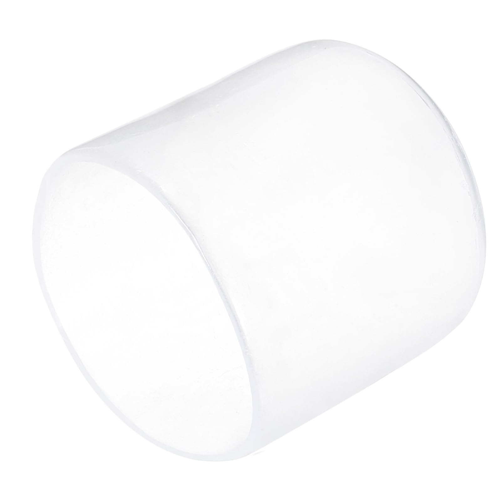 uxcell 20pcs Rubber End Caps 29mm ID Vinyl PVC Round Tube Bolt Cap Cover Screw Thread Protectors Clear