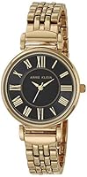 Anne Klein Women's Bracelet Watch, Gold/Black