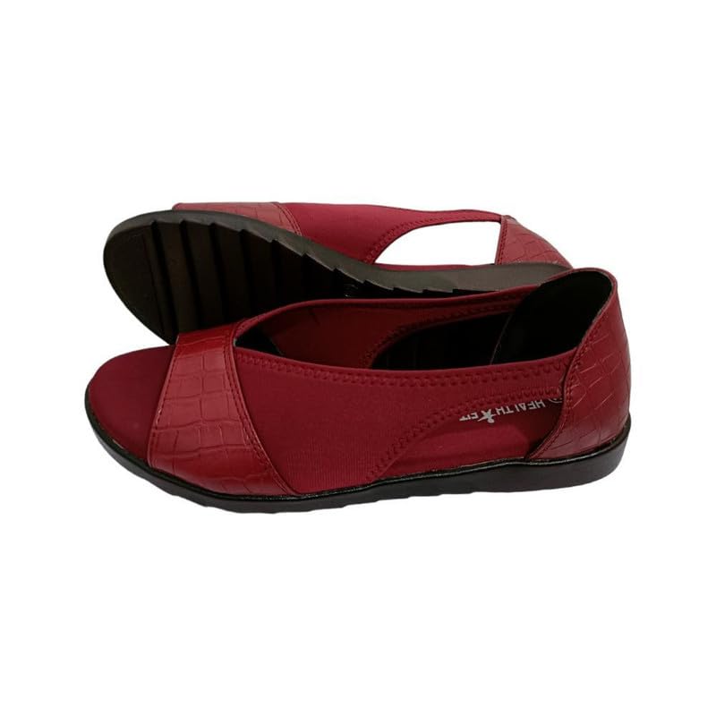 Image of HEALTH FIT Extra Soft Ortho Care Diabetic & Orthopedic Sandal /Doctor Sandal-With Arch Support & Back Support Footwear & stylish for Girl's /Women's