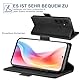 Giyer Handyhülle für Samsung Galaxy S24 5G Hülle mit Schutzfolie, Schutzhülle Galaxy S24 5G PU Leder Wallet Flip Case Standfunktion Kartenfach Klapphülle für Samsung S24 Full Cover (Schwarz)