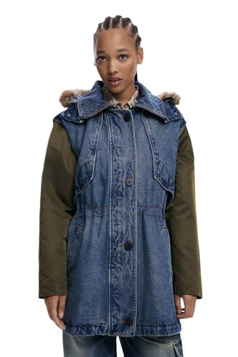 Parka Desigual 25wwew56 veste mi-saison mi-longue pour femme