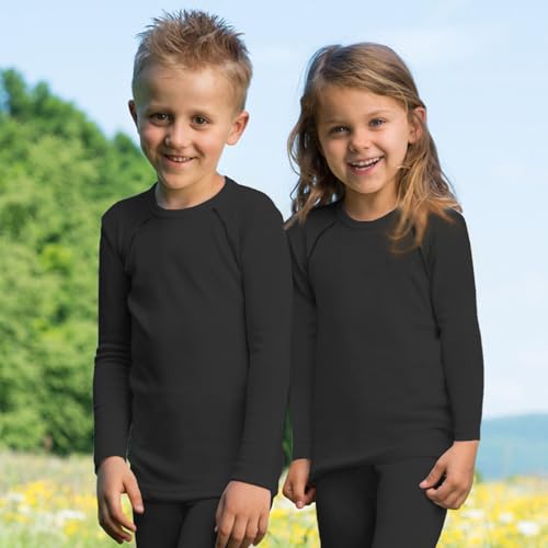 Legging de compression garçons et filles et haut thermique à séchage rapide