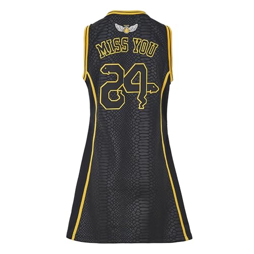 24 Womens Legend Basketball Shirt,Miss You Snakeskin Hip Hop Sport Sleeveless Dress3