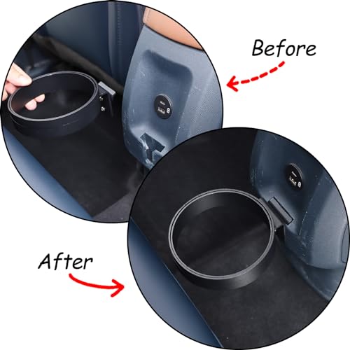 Image of CHEAYAR Rear Trash Bag Holder Expander Organizer Compatible with Ford Maverick 2022 2023, Car Garbage Bin Wastebasket Hanging Integrated Tether System FITS Slot Interior Accessories