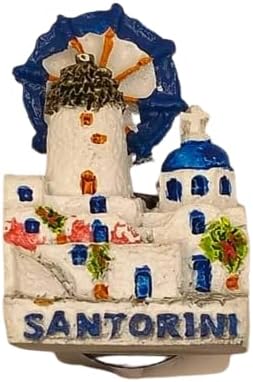 Santorini Fridge Magnet 004