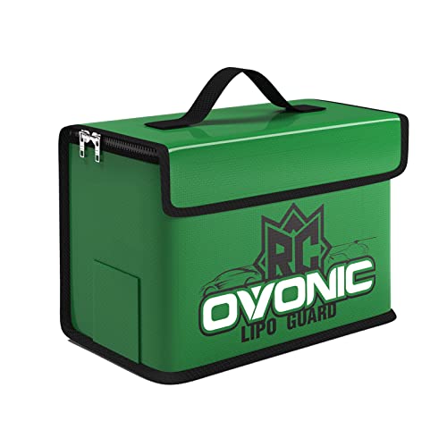 OVONIC Lipo Safe Bag Fireproof Sac anti-explosion Sac ignifuge anti-explosion avec grande capacité Lipo Battery Storage Guard Safe Bag