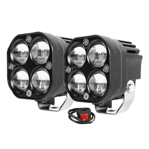 Faro auxiliar LED para moto de 80000lm y focos antiniebla 200W
