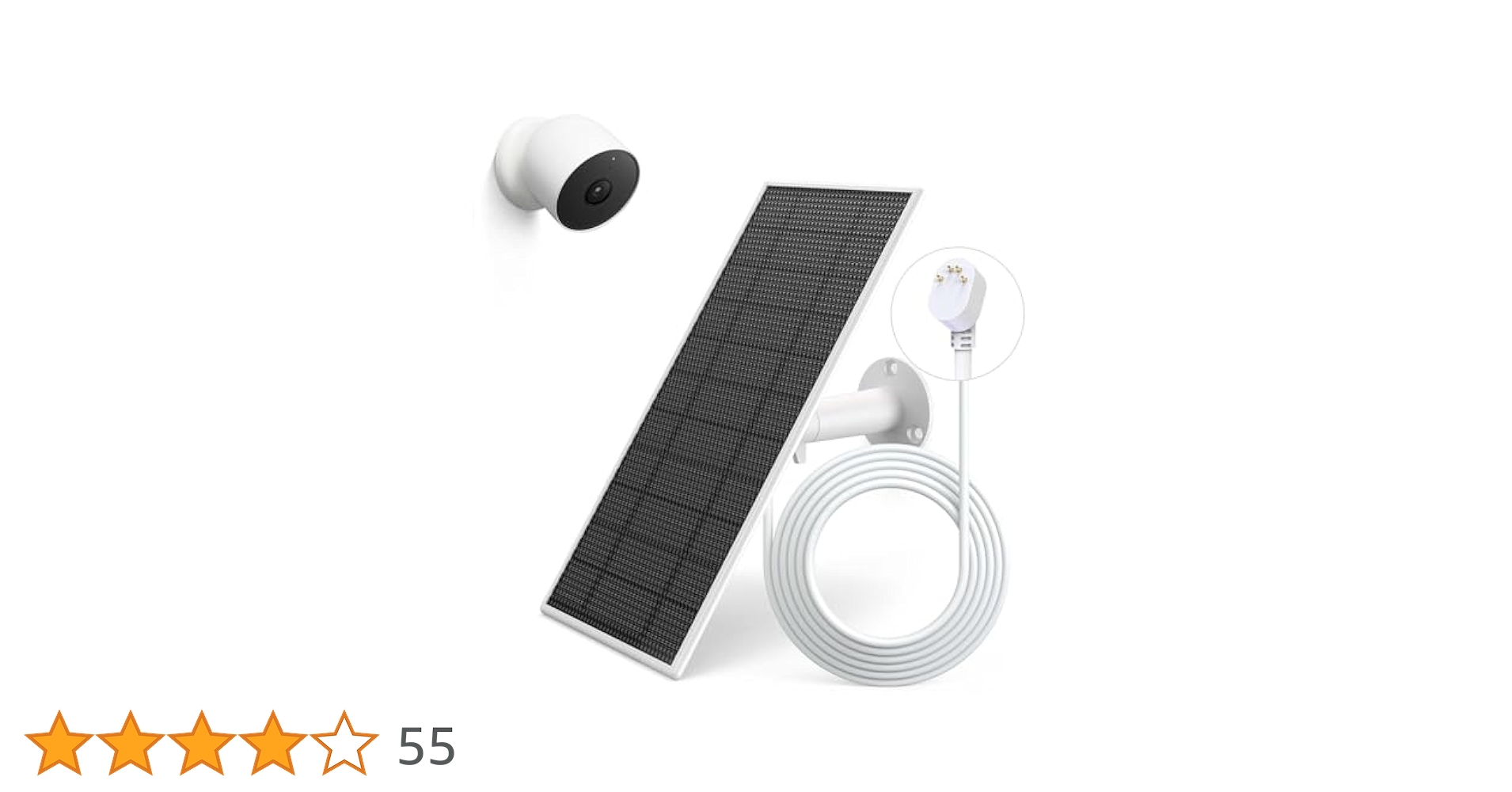 Google Nest Cam 1080p GA01317-JP ソーラーパネル 158886fe-9043-44f6-a978-