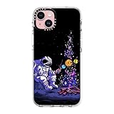 Picture of CASETiFY Clear iPhone 15 Plus Case [Not Yellowing / 6.6 ft. 3X Military Grade Drop Protection/Compatible with Magsafe] - Moon Camping - Clear