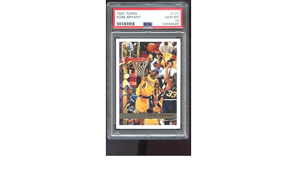 Amazon.com: 1997-98 Topps #171 Kobe Bryant PSA 10 Graded