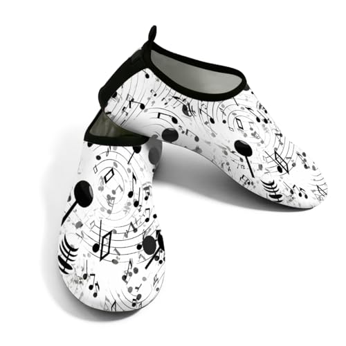 Zapatos de agua para mujer y hombre, zapatos de playa ondulados, calcetines de natación de secado rápido, Nota Ripple, 36/37 EU